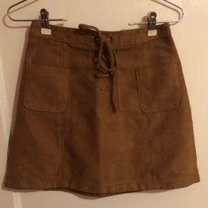 Hollister Suede Skirt